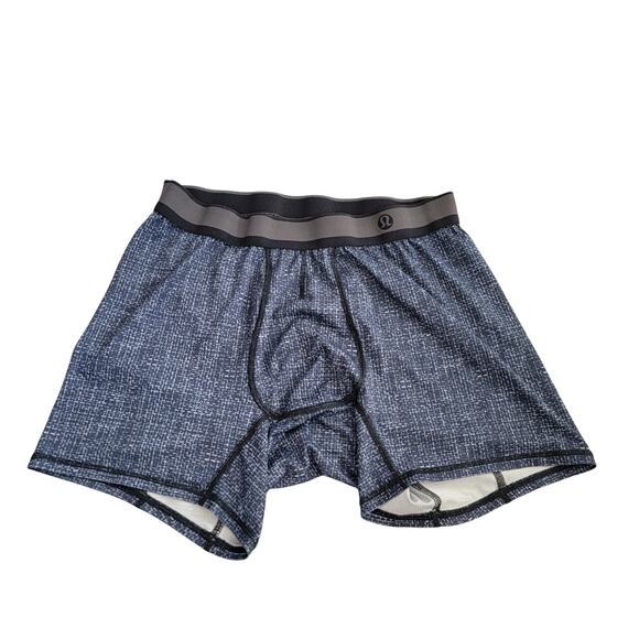 Lululemon Men's Boxer Brief Blue 13" Waist - Picture 1 of 10